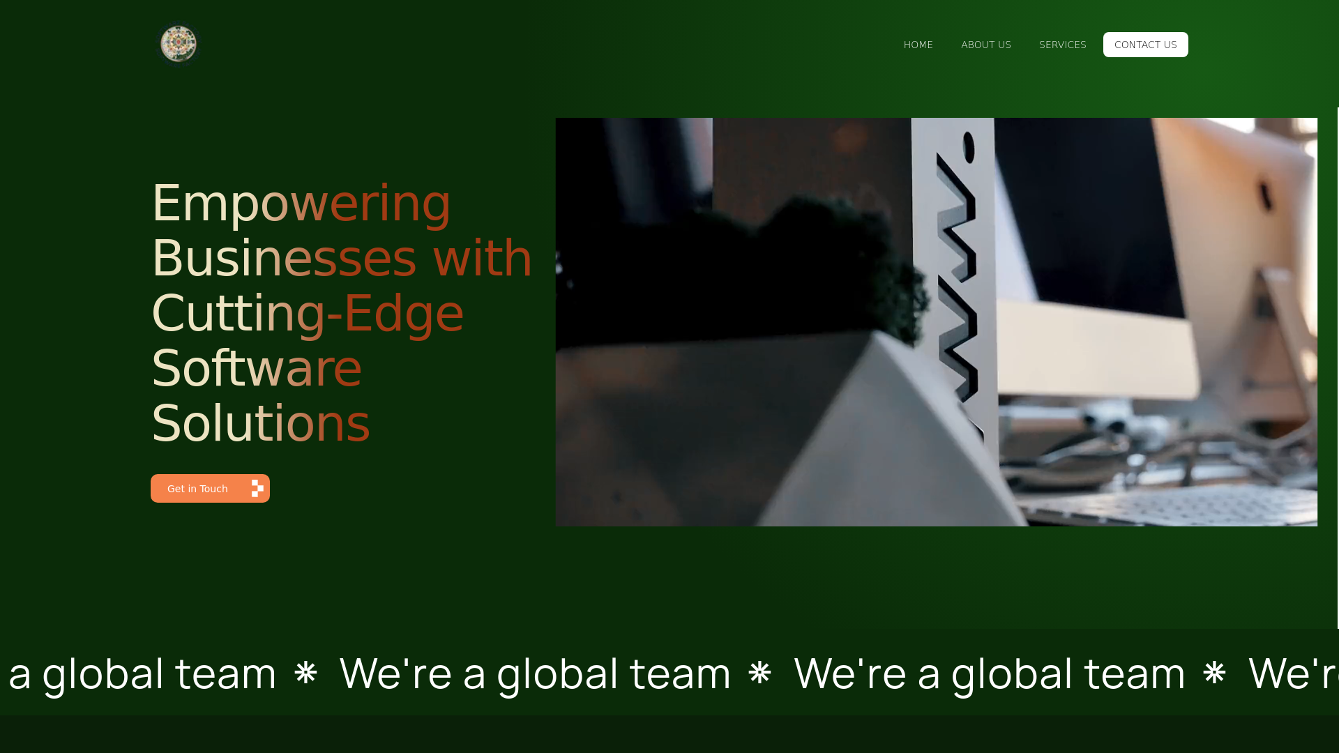 website screenshot of https://factorysoftwareai.com/