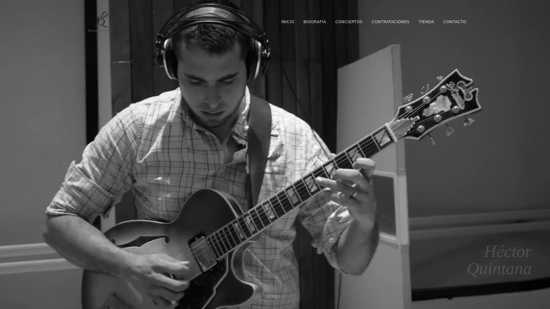 website screenshot of https://hectorquintanaguit.com