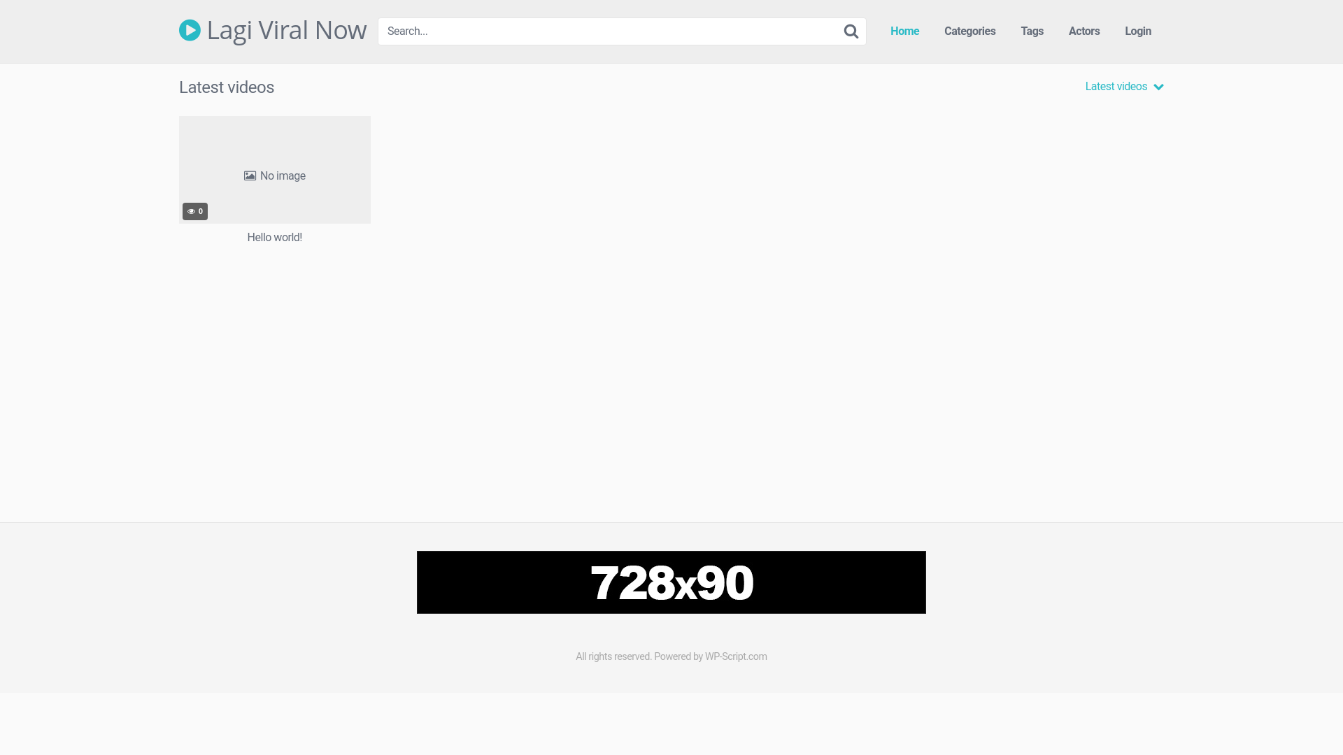 website screenshot of https://lagiviralnow.store/