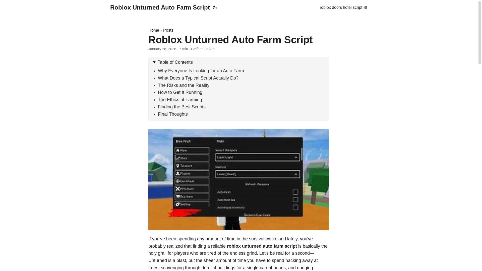 website screenshot of https://robloxunturnedautofarmscript.pages.dev/