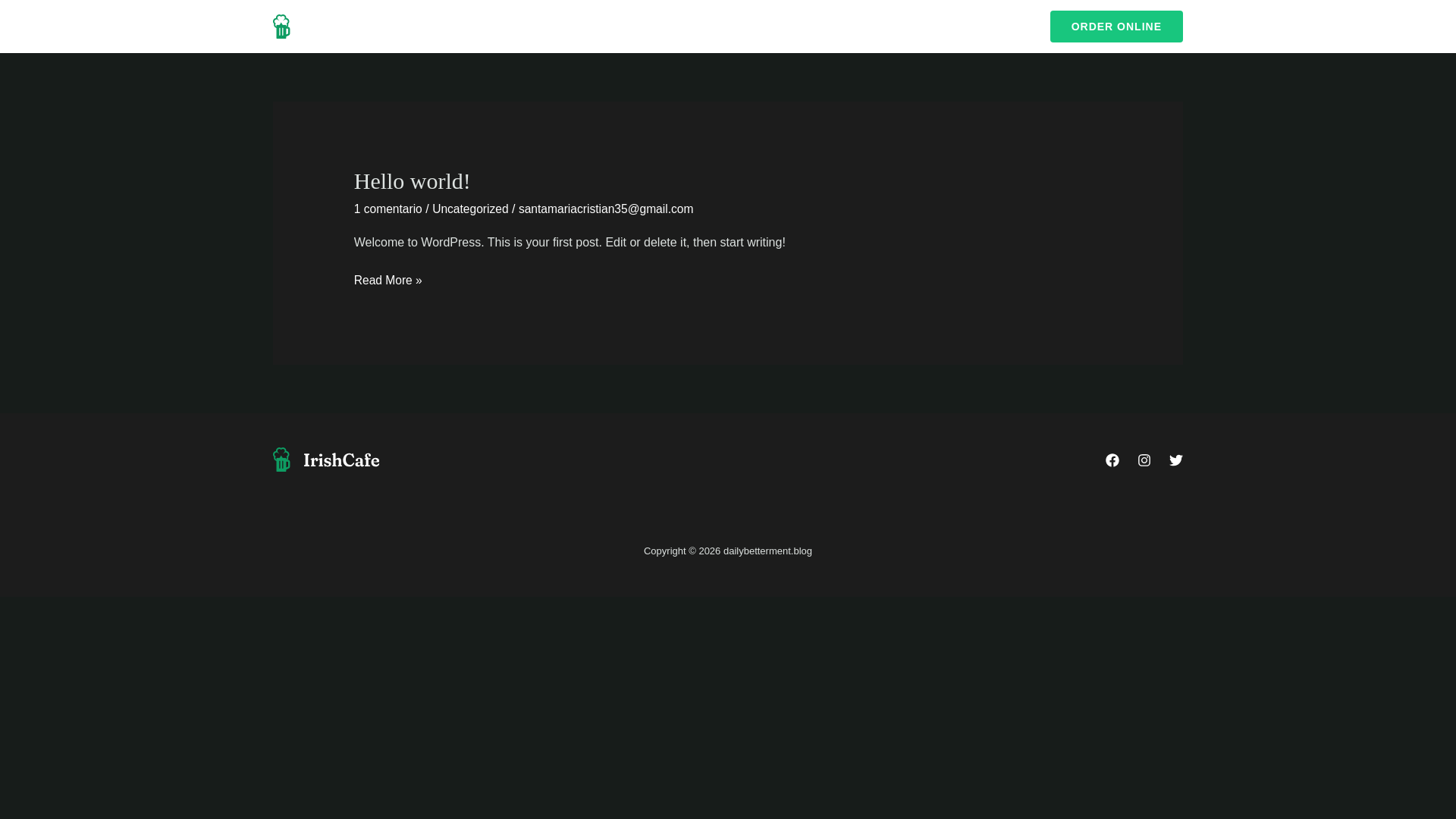website screenshot of https://dailybetterment.blog/