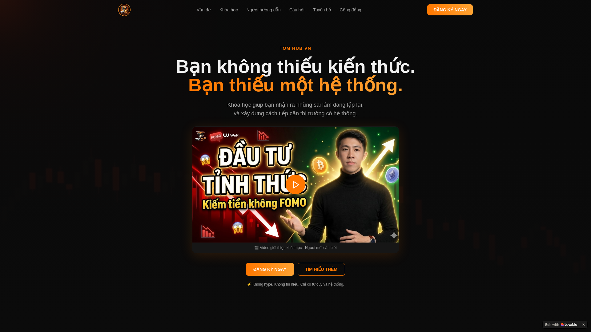 website screenshot of https://tomhub.info/