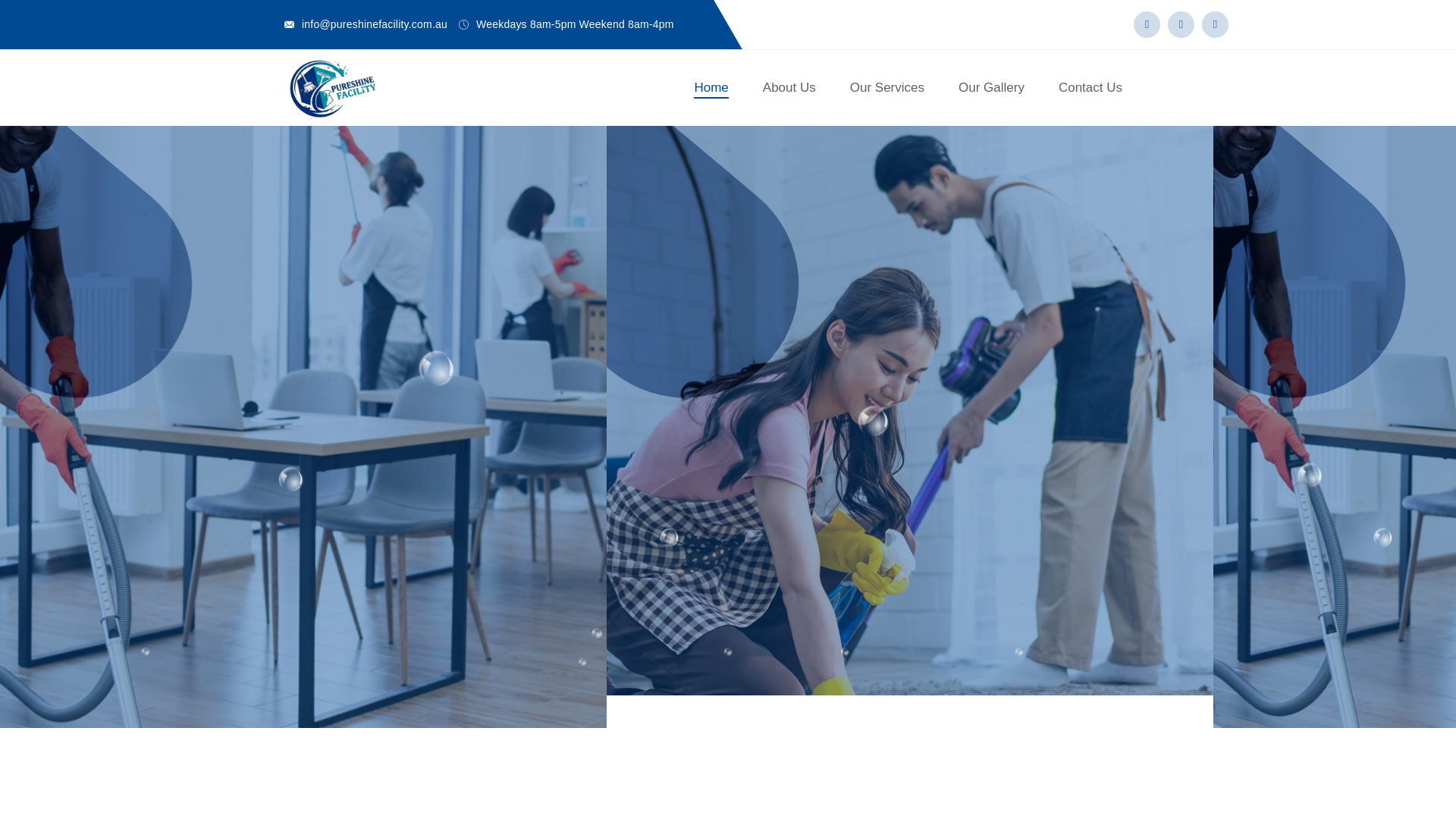 website screenshot of https://pure-shine-factoility-static.pages.dev/