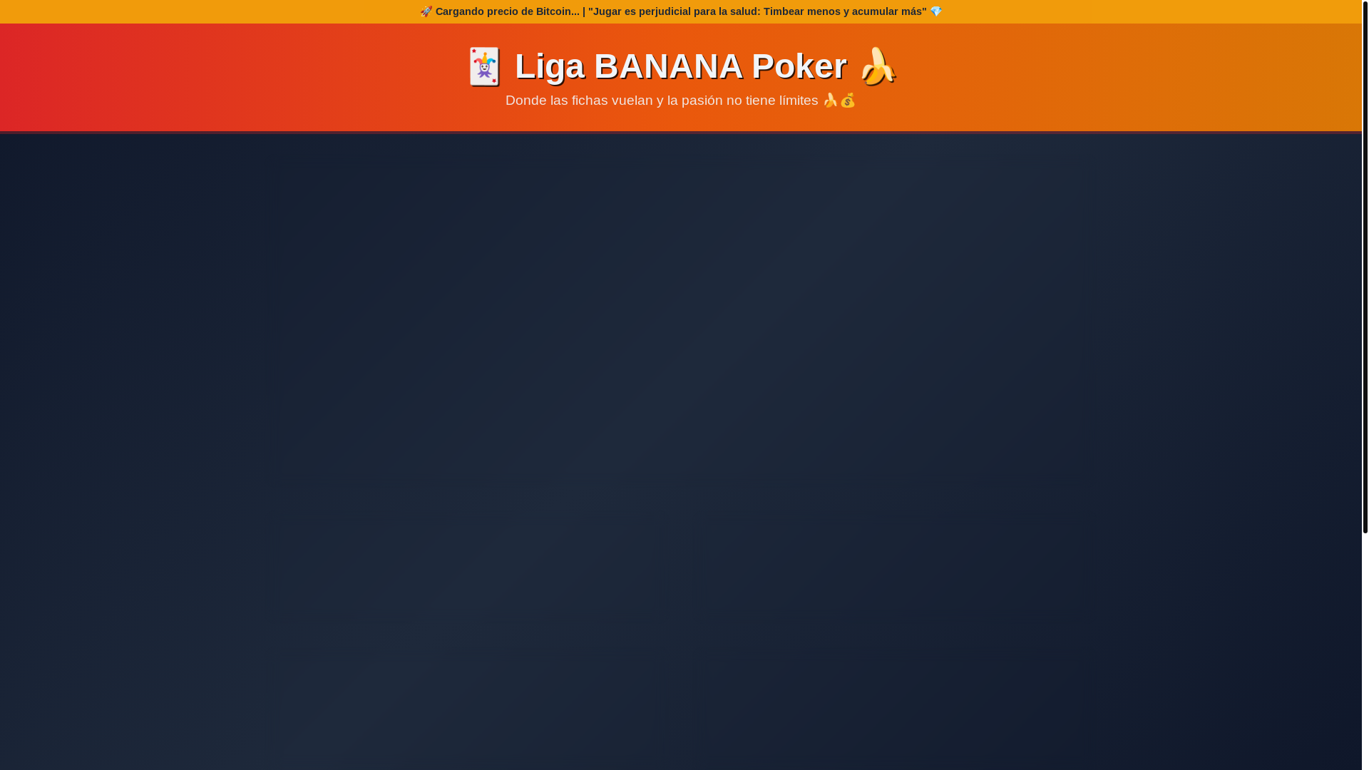 website screenshot of https://tiobananapoker.com/