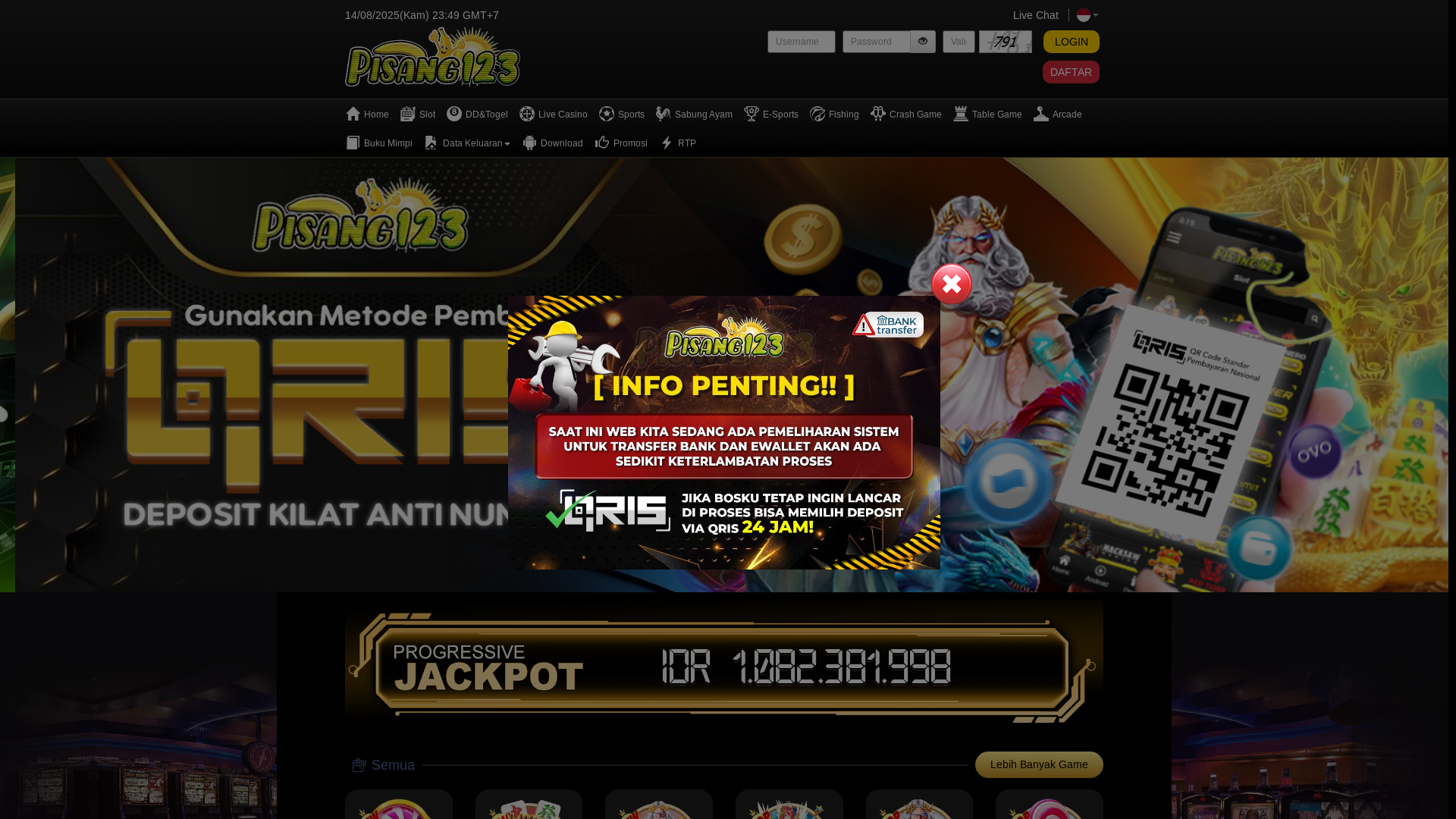 website screenshot of https://nodex3pisang123.shop/