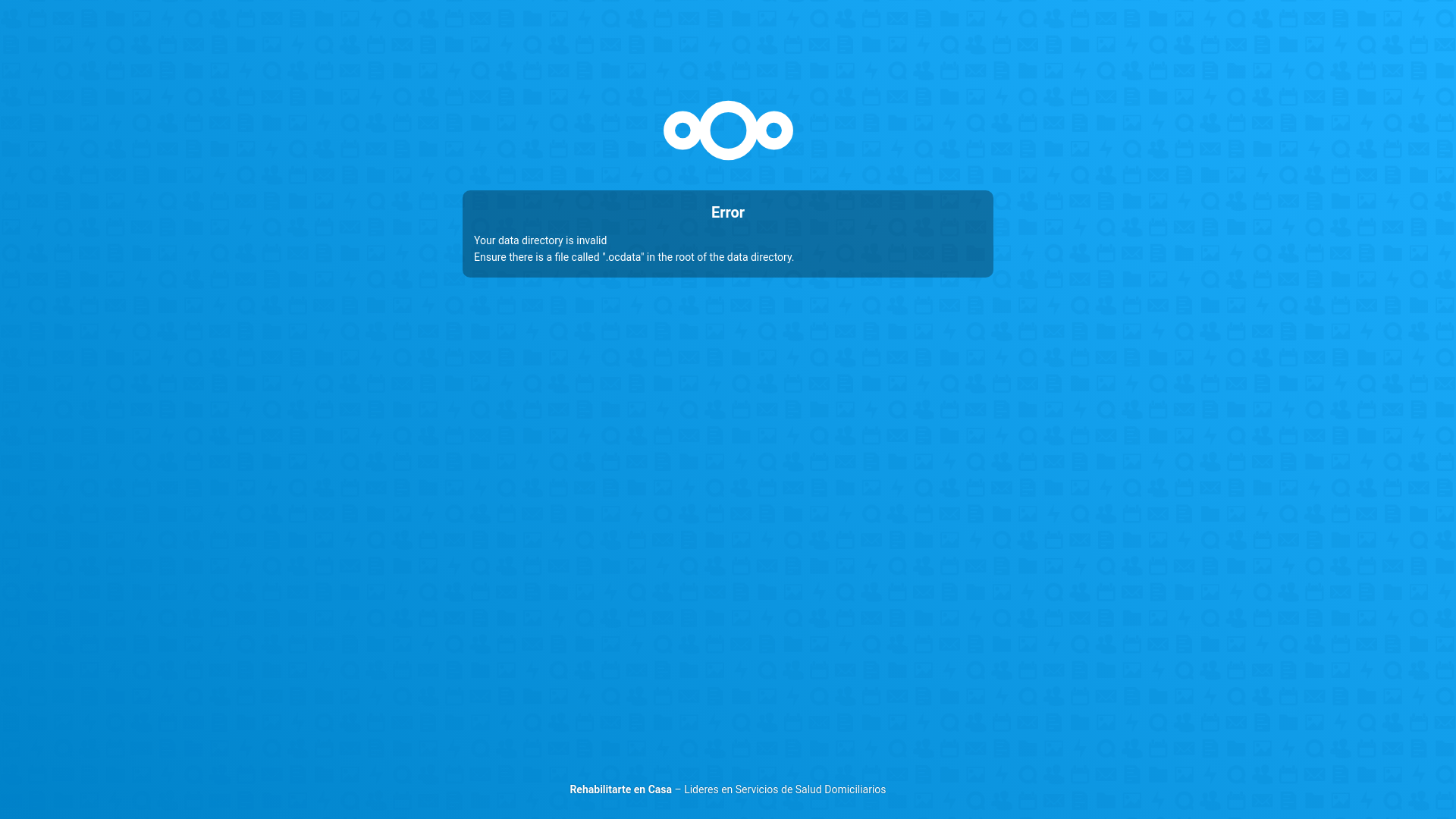 website screenshot of https://rehabilitarteencasa.online/