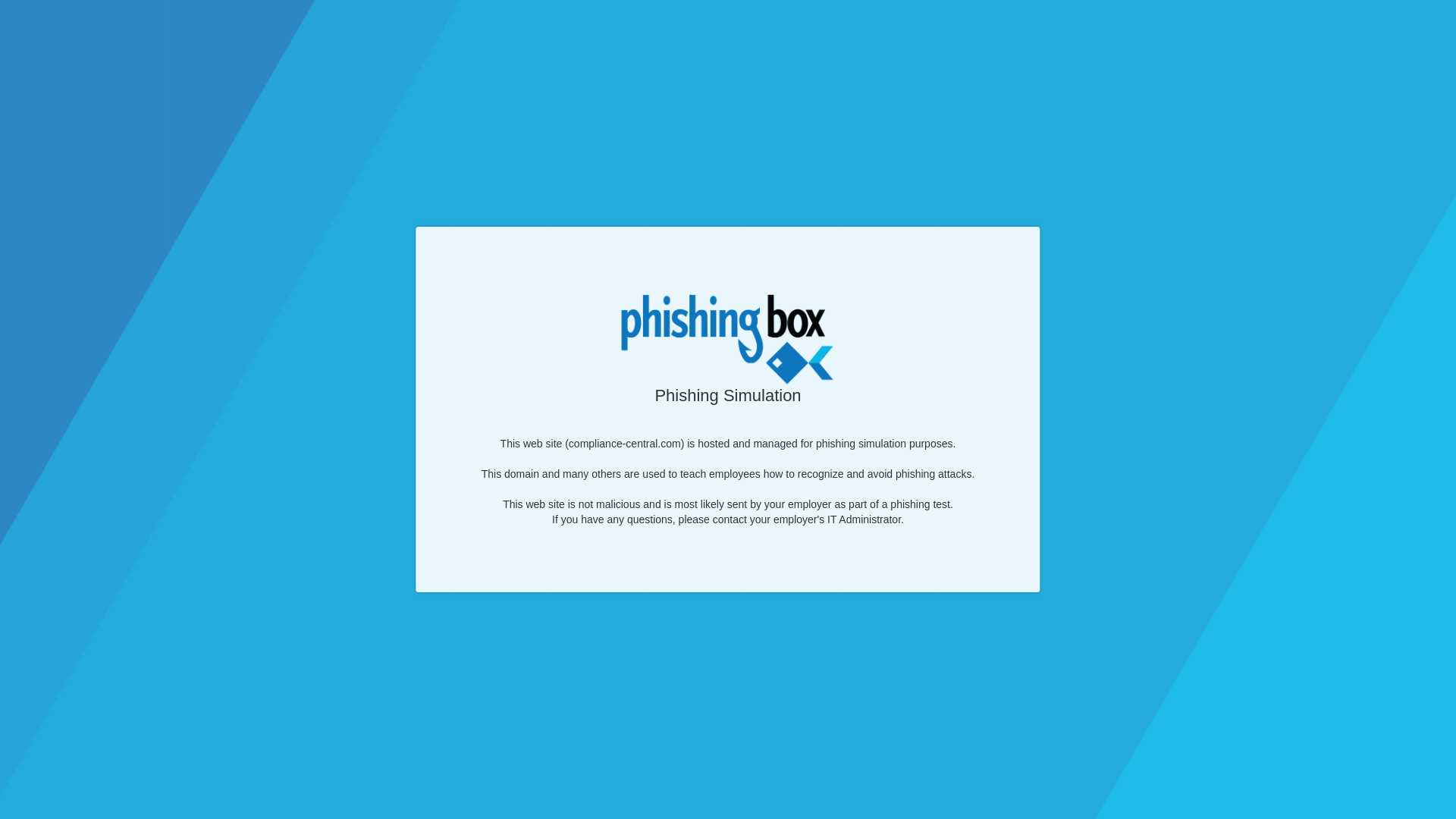 website screenshot of https://compliance-central.com