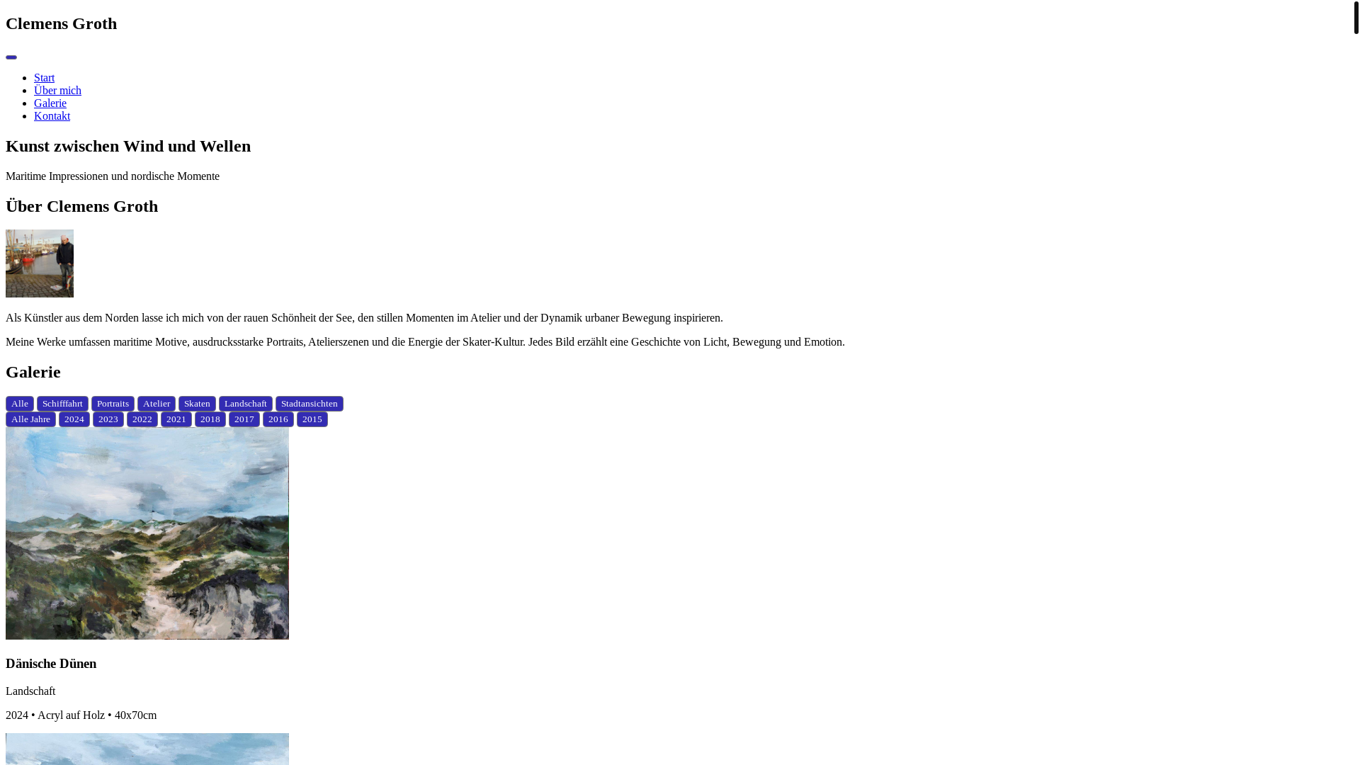 website screenshot of https://clemens-groth.de/
