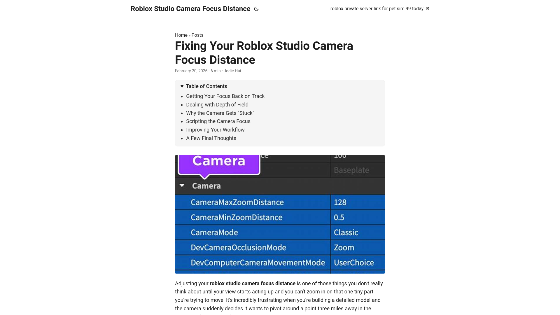 website screenshot of https://roblox-studio-camera-focus-distance.pages.dev/