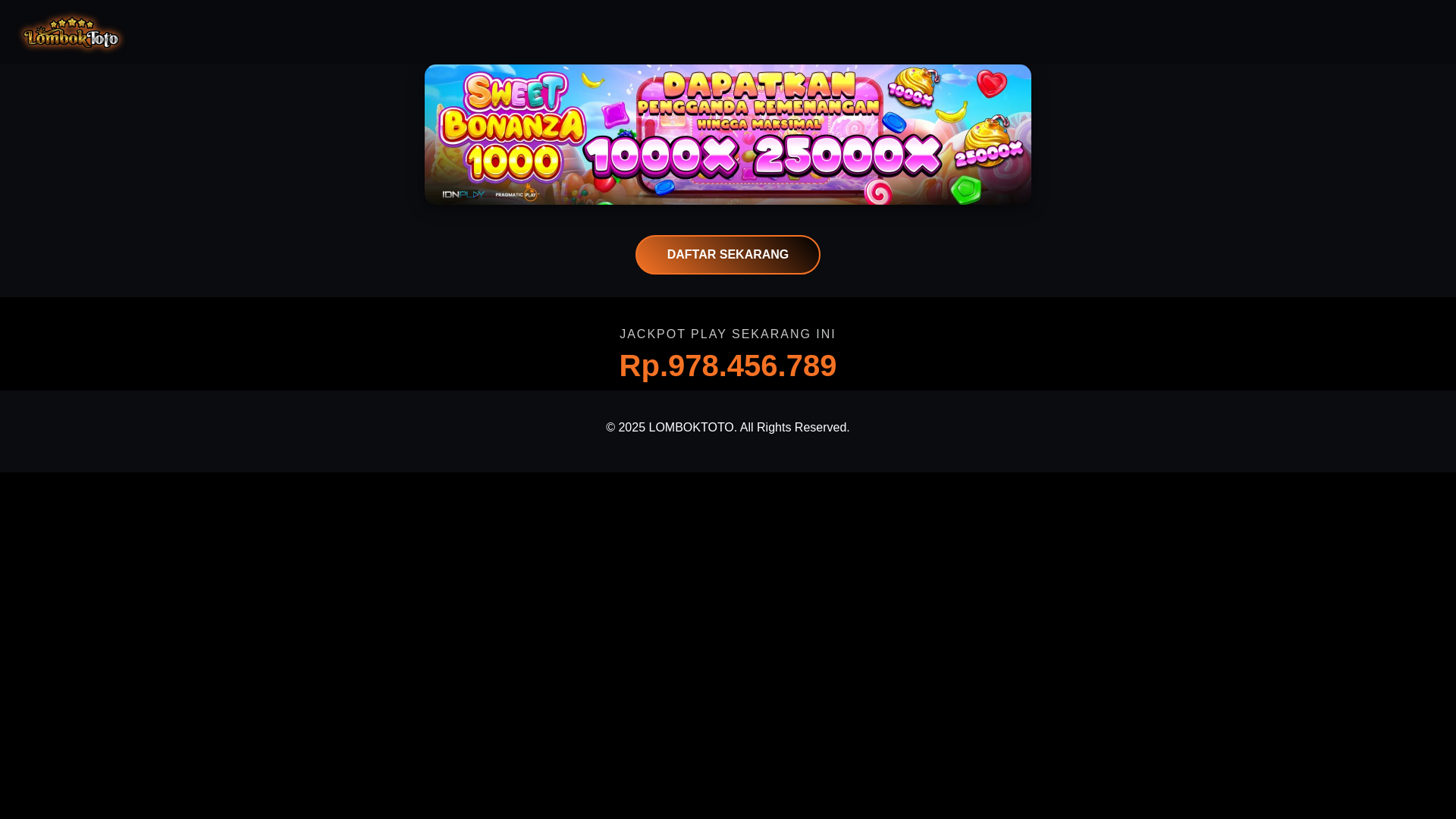 website screenshot of https://lomboktoto.pages.dev/