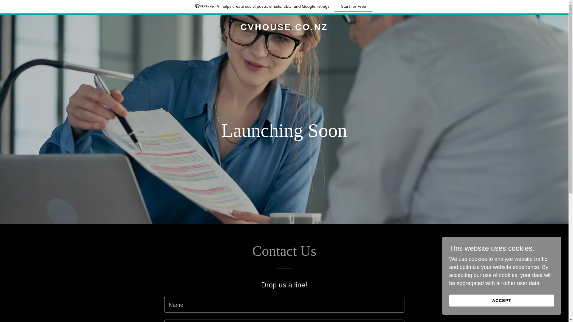 website screenshot of https://cvhouse.co.nz/