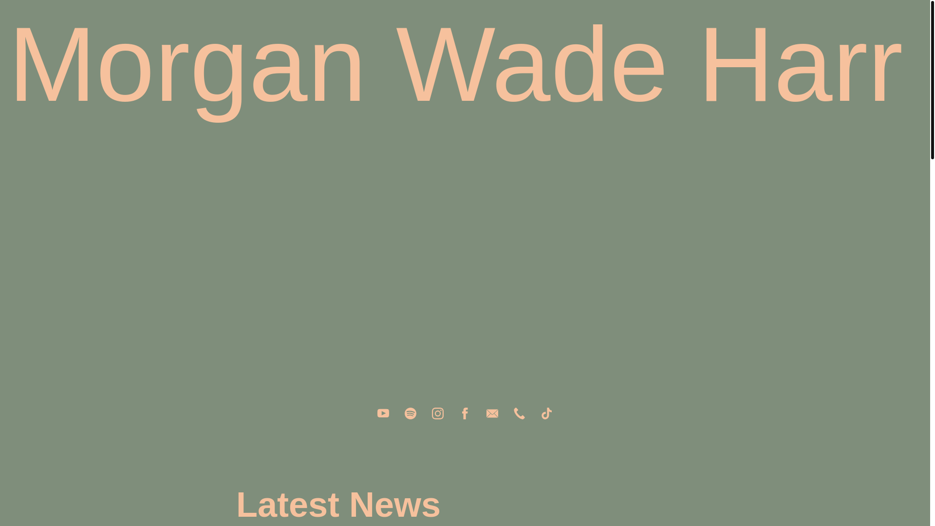 website screenshot of https://morganwadeharr.com/