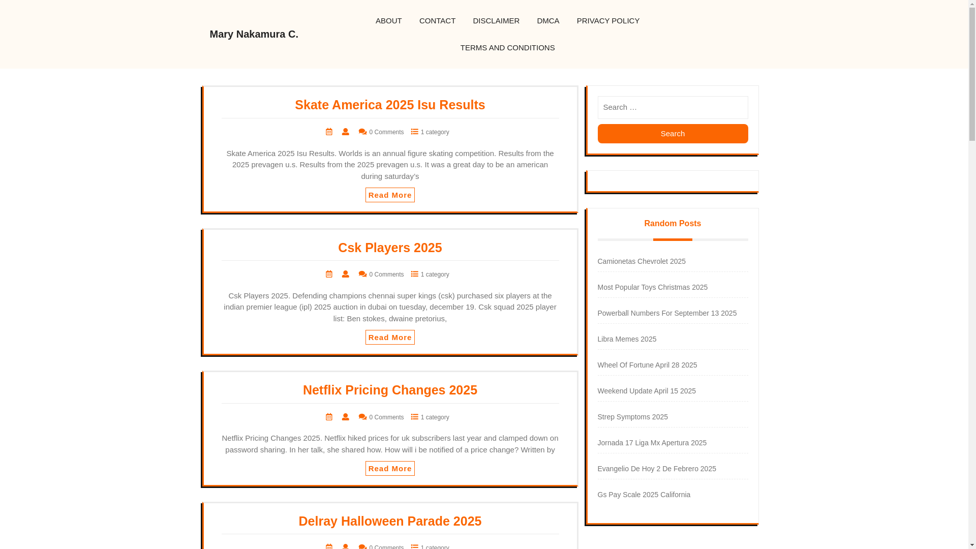 website screenshot of https://marynakamurac.pages.dev/