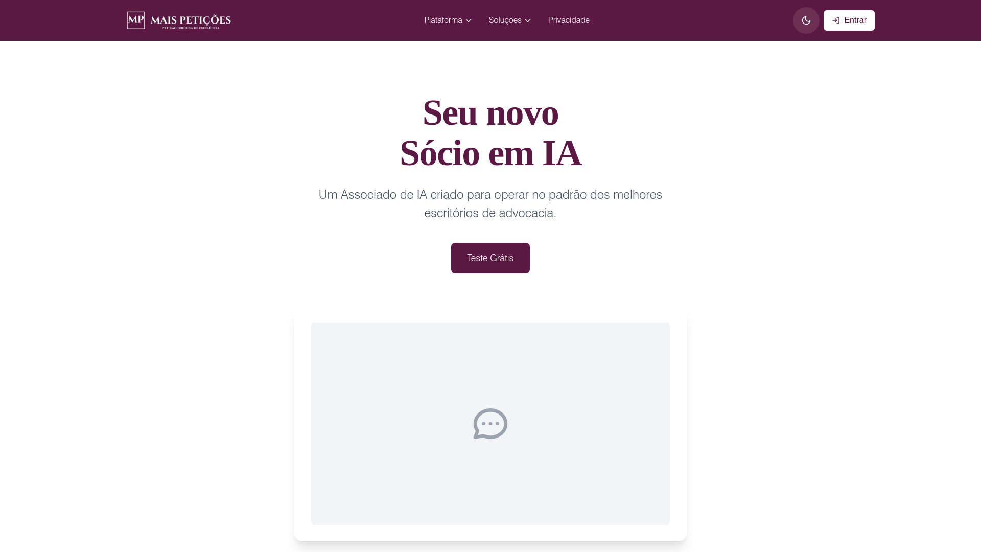 website screenshot of https://maispeticoesia.com/