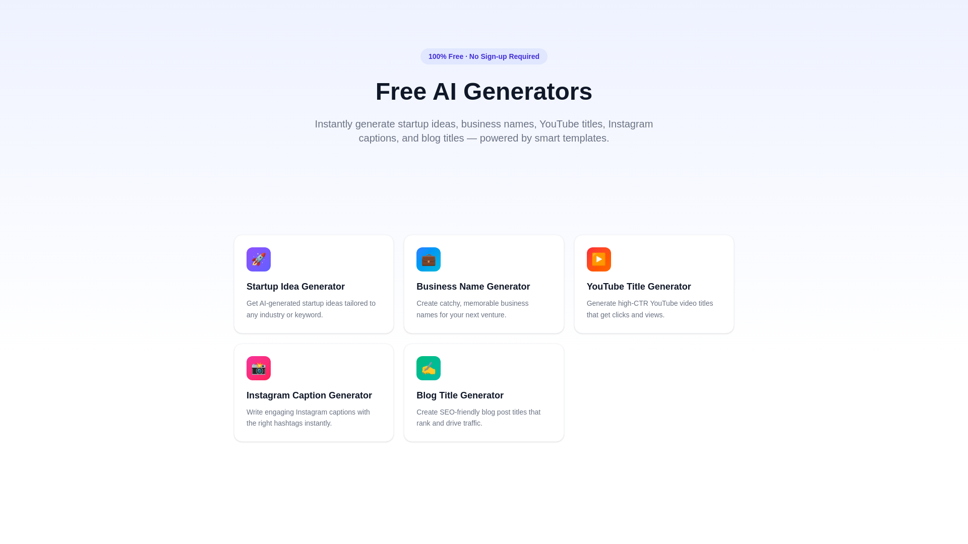 website screenshot of https://quickgen.pages.dev/