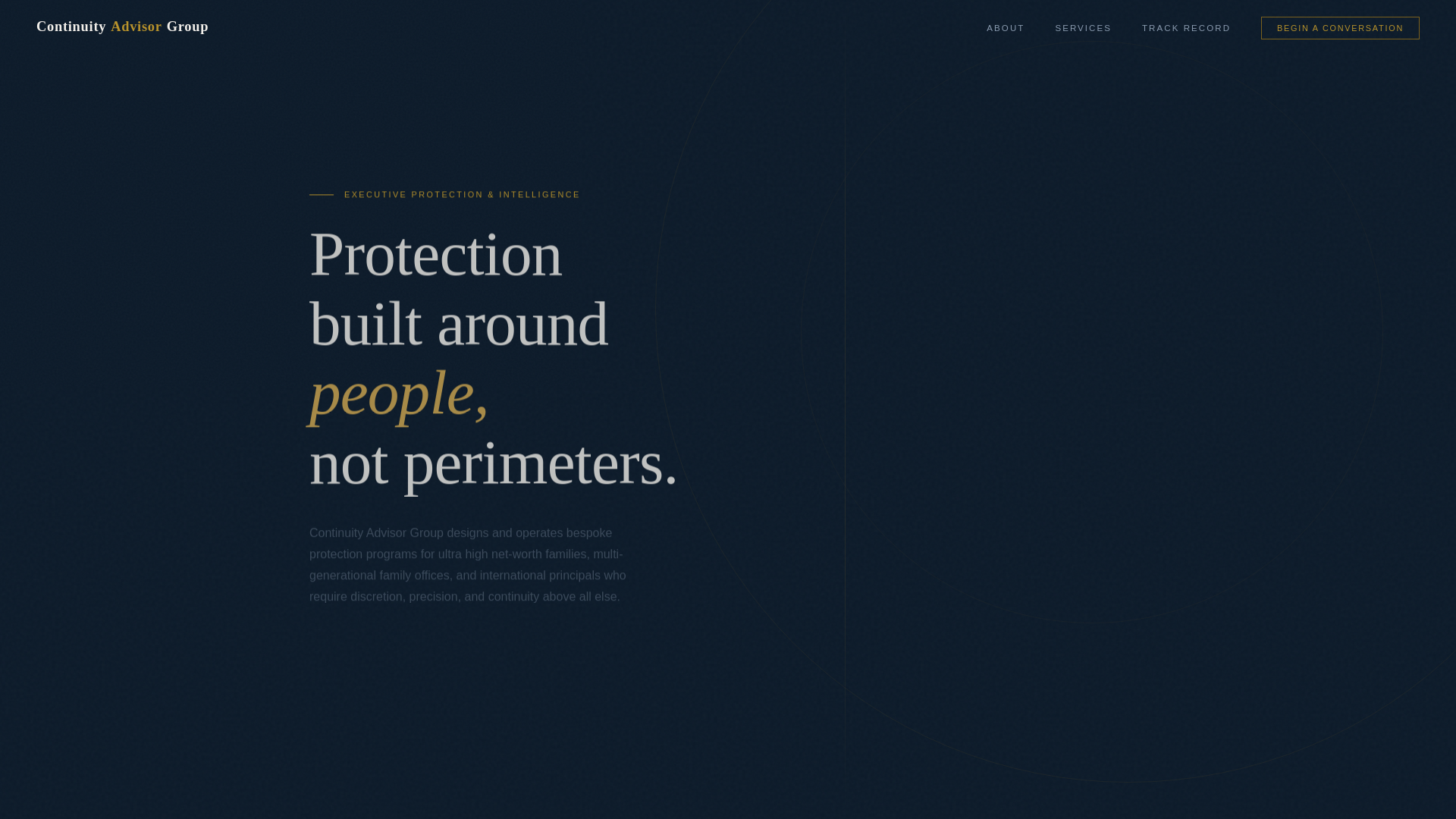 website screenshot of https://continuityadvisorgroup.com/