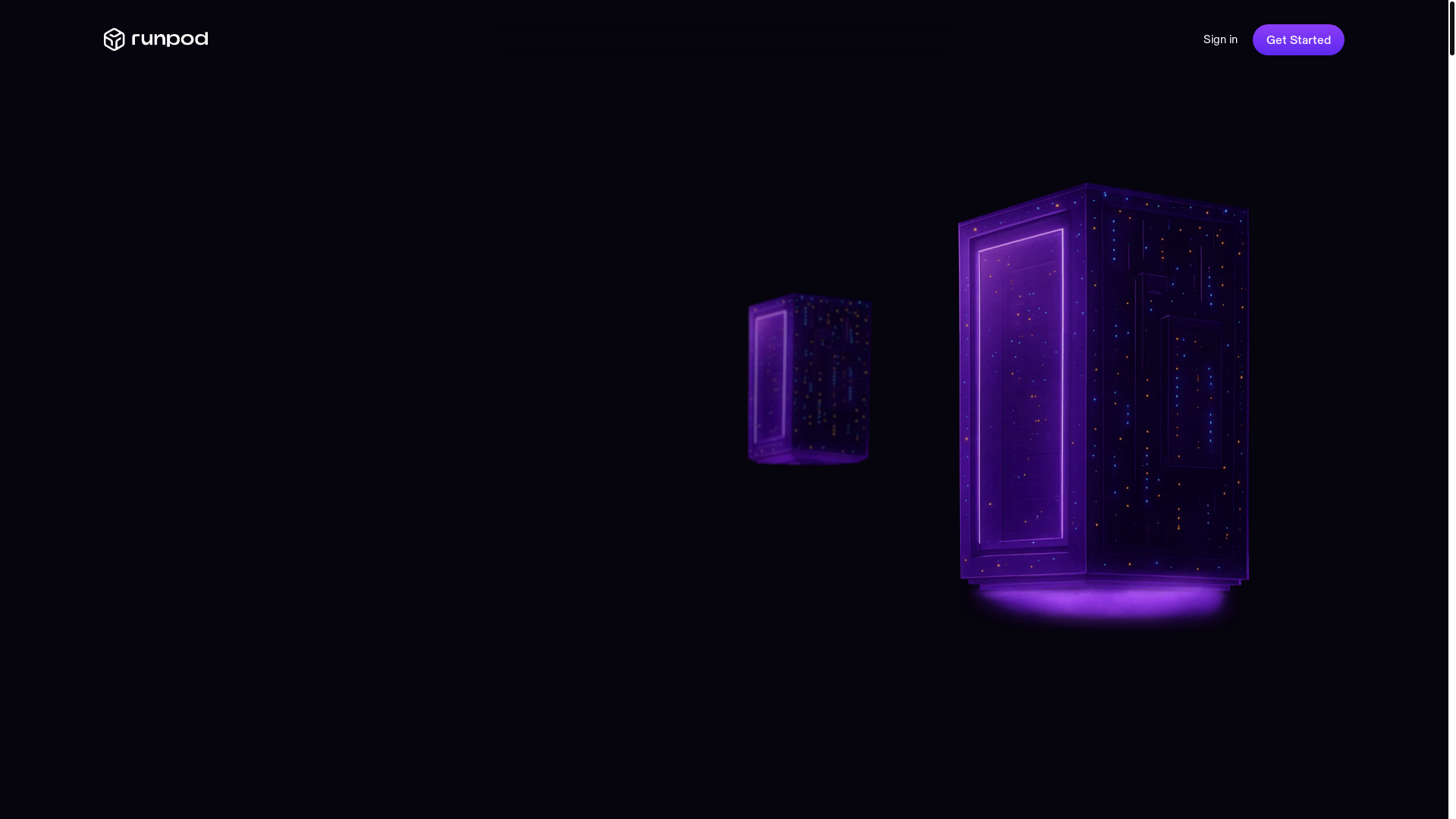 website screenshot of https://runhuggingface.co/