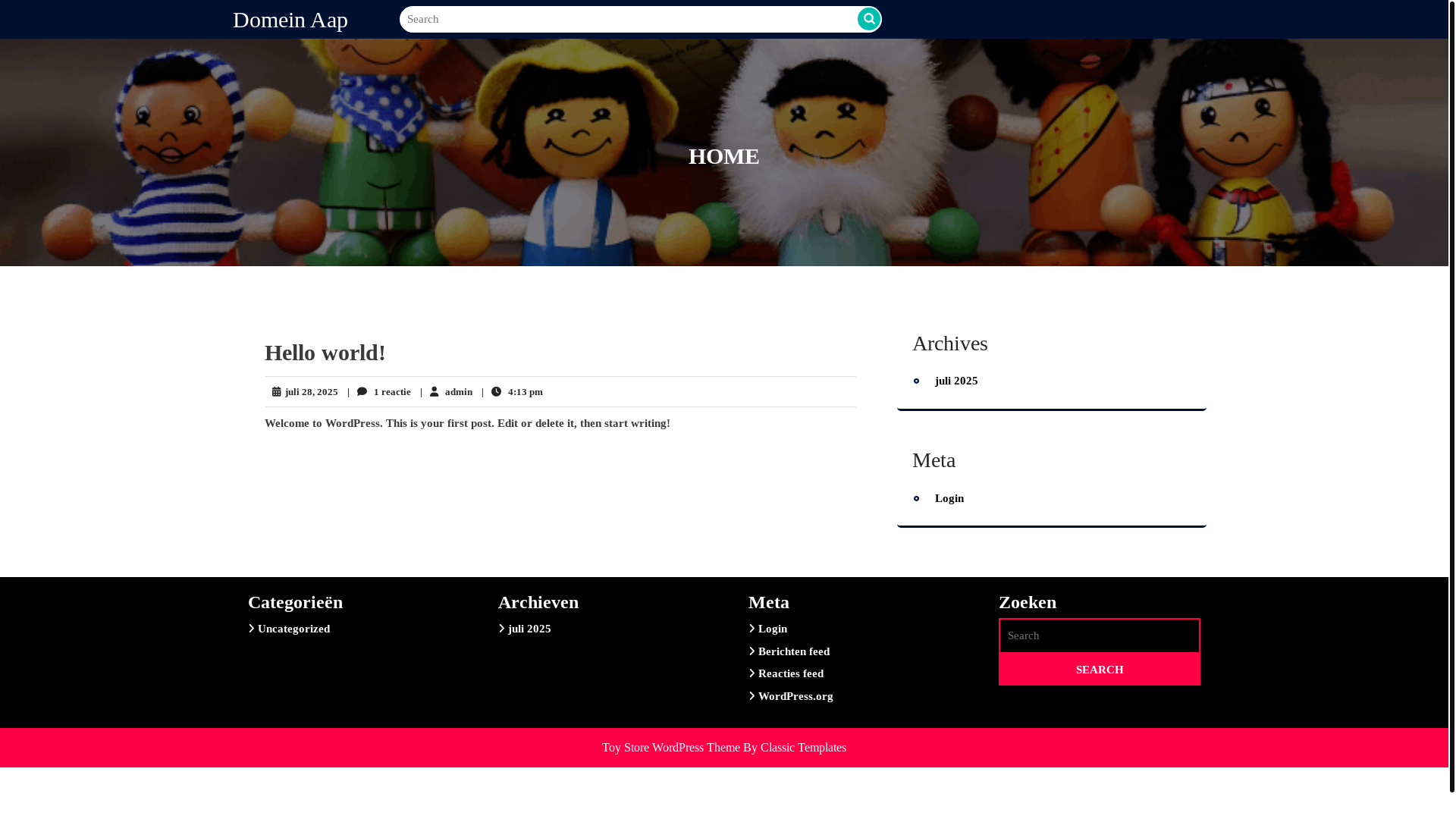 website screenshot of https://domeinaap.nl/