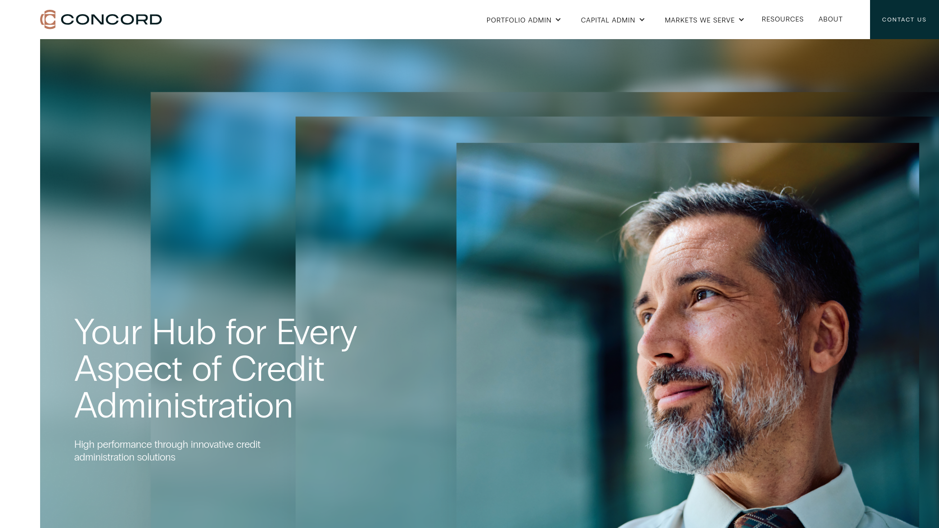 website screenshot of https://joinconcordfinance.com/