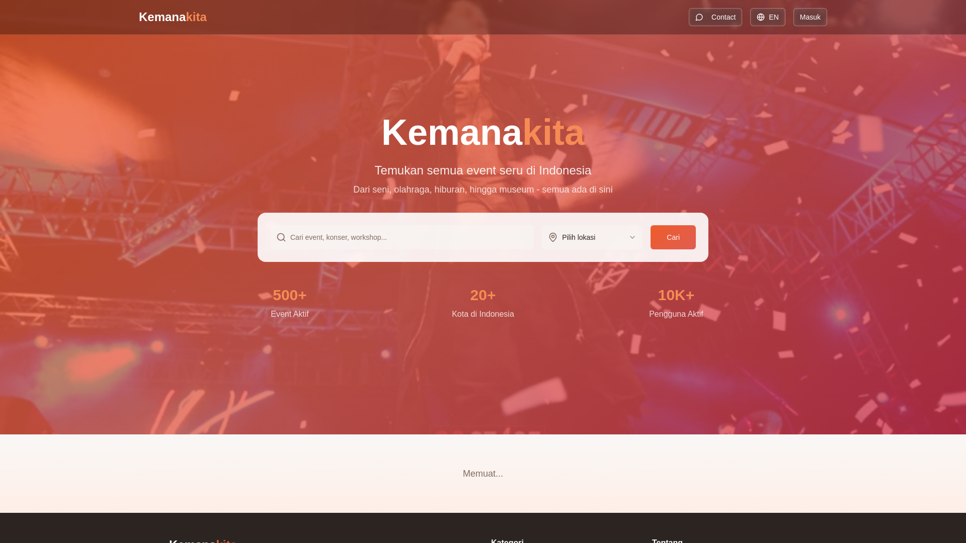 website screenshot of https://kemana-kita-yuk.pages.dev/