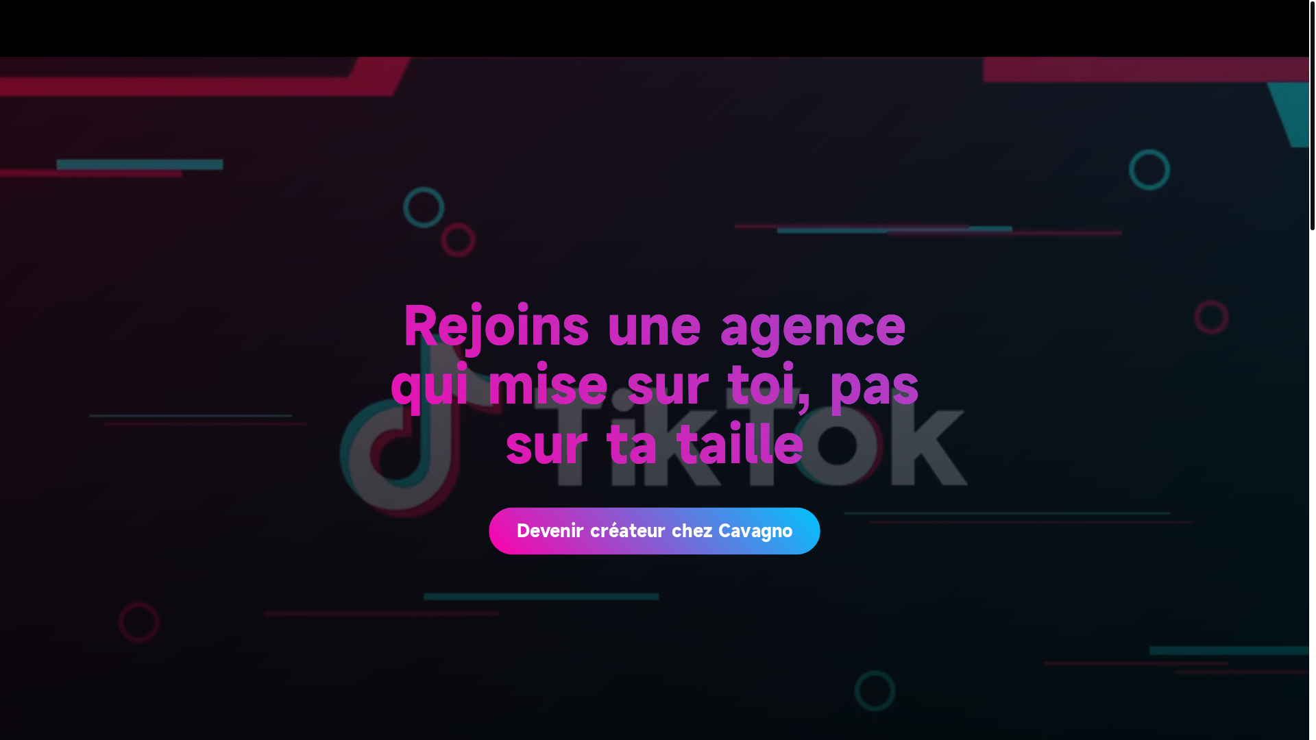 website screenshot of https://cavagnoagency.fr/