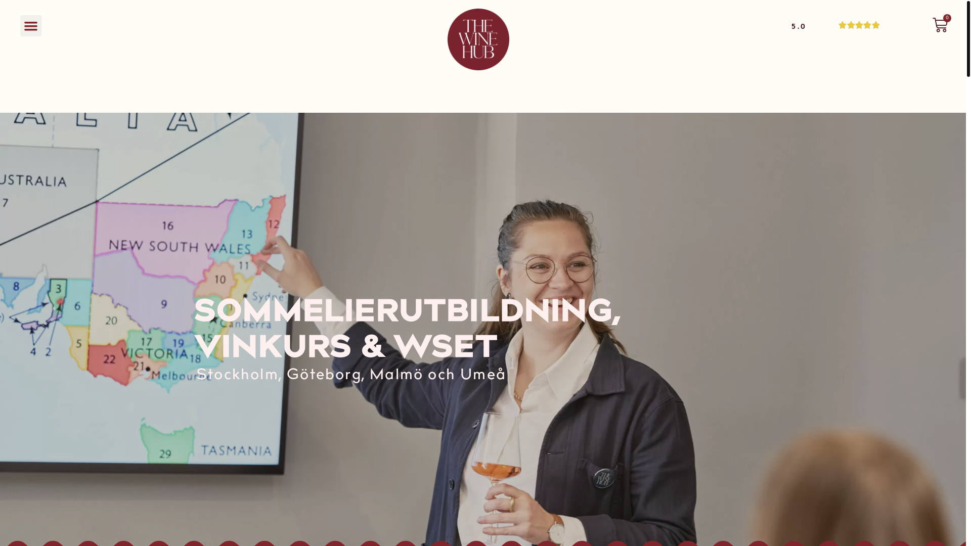 website screenshot of https://internationalschoolofsommeliers.com/