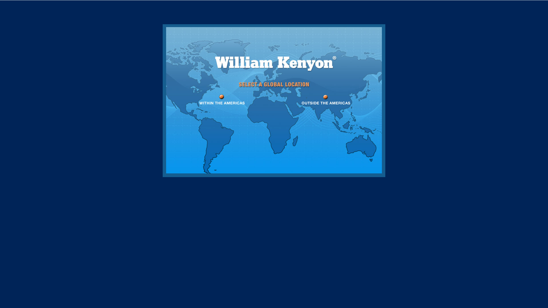 website screenshot of https://williamkenyon.com/