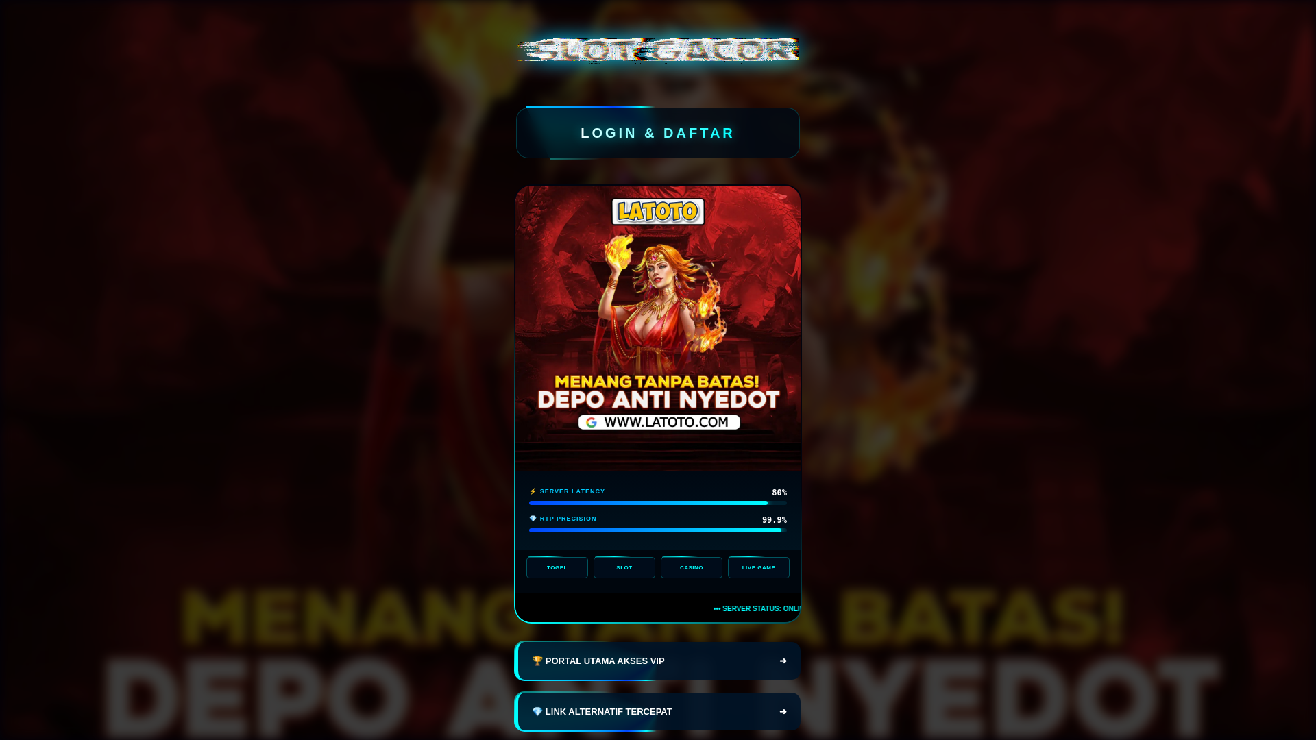 website screenshot of https://seo-gak-mandi.pages.dev/