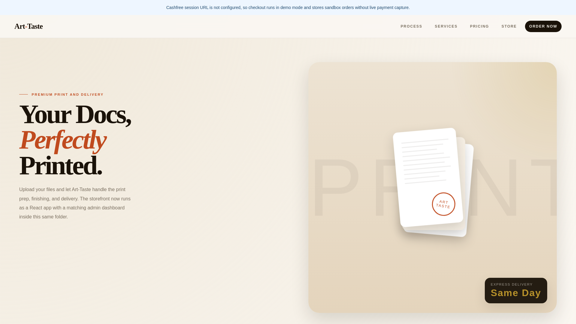 website screenshot of https://art-taste.pages.dev/