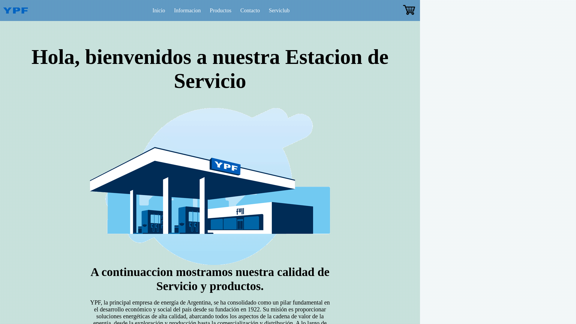website screenshot of https://ypf.vercel.app