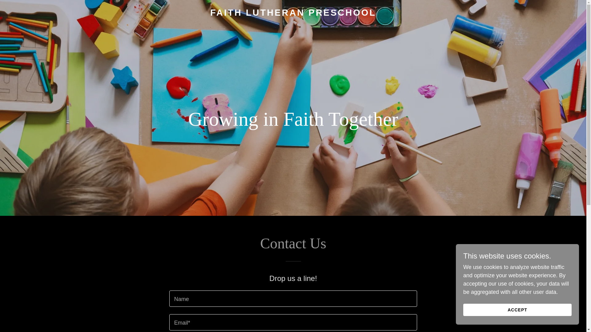 website screenshot of https://faithlutheranps.org/