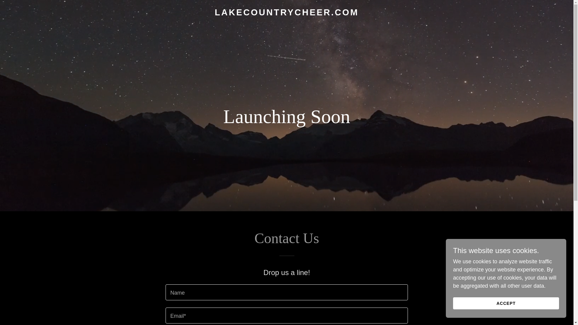 website screenshot of https://lakecountrycheer.com/