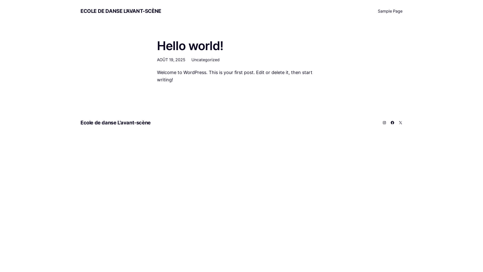 website screenshot of https://ecole-de-danse-l-avant-scene.fr/