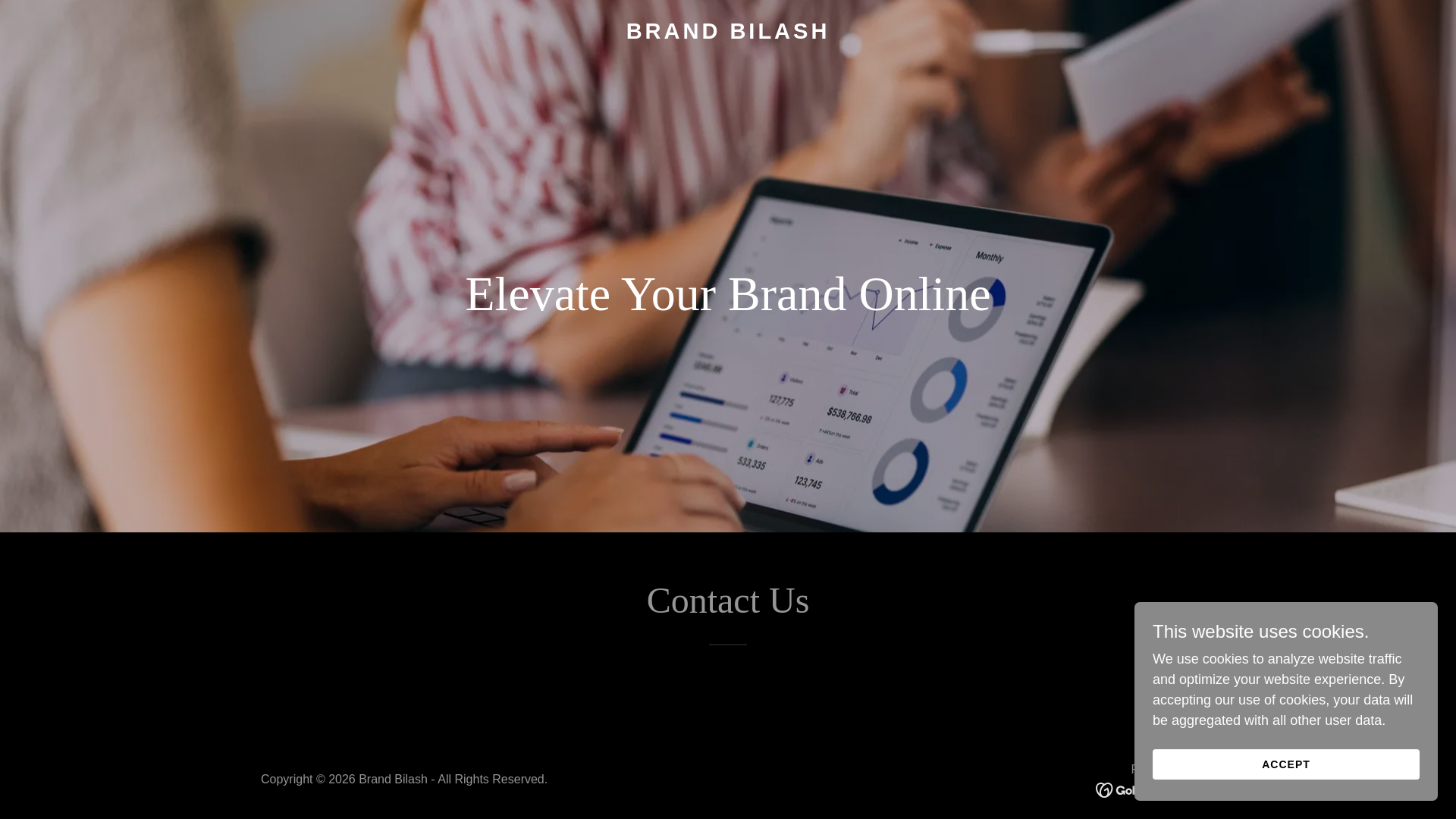 website screenshot of https://brandbilash.com/
