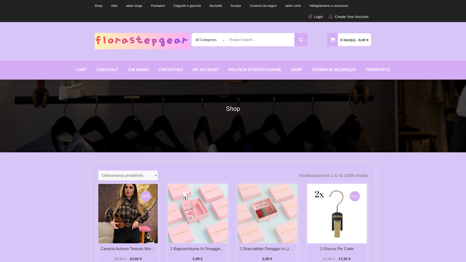 website screenshot of https://florastepgear.com