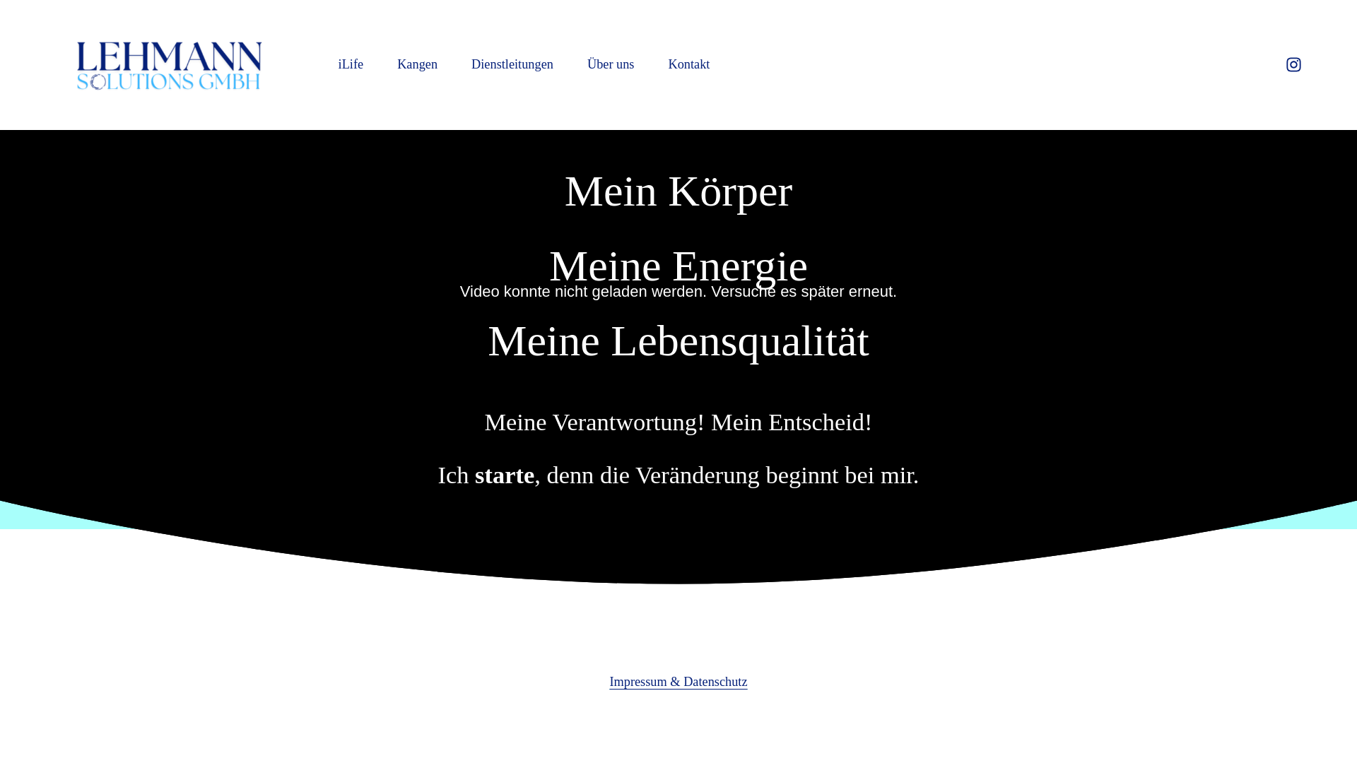 website screenshot of https://lehmannsolutions.ch/