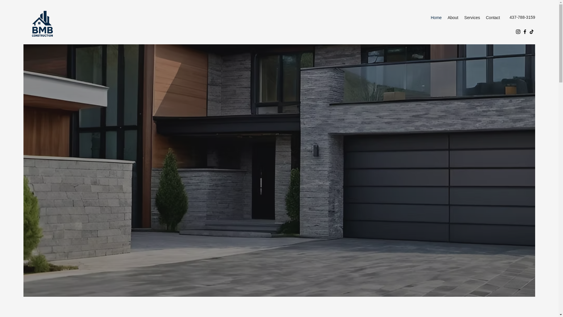 website screenshot of https://bmb-construction.ca/