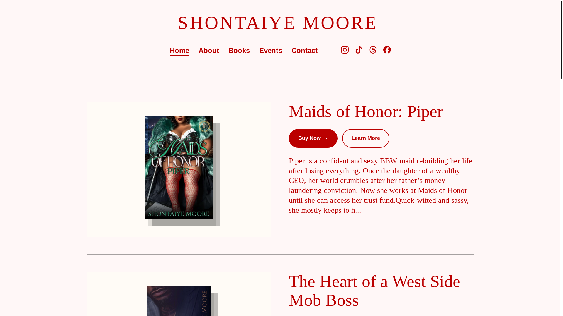 website screenshot of https://shontaiyemoorebooks.com/