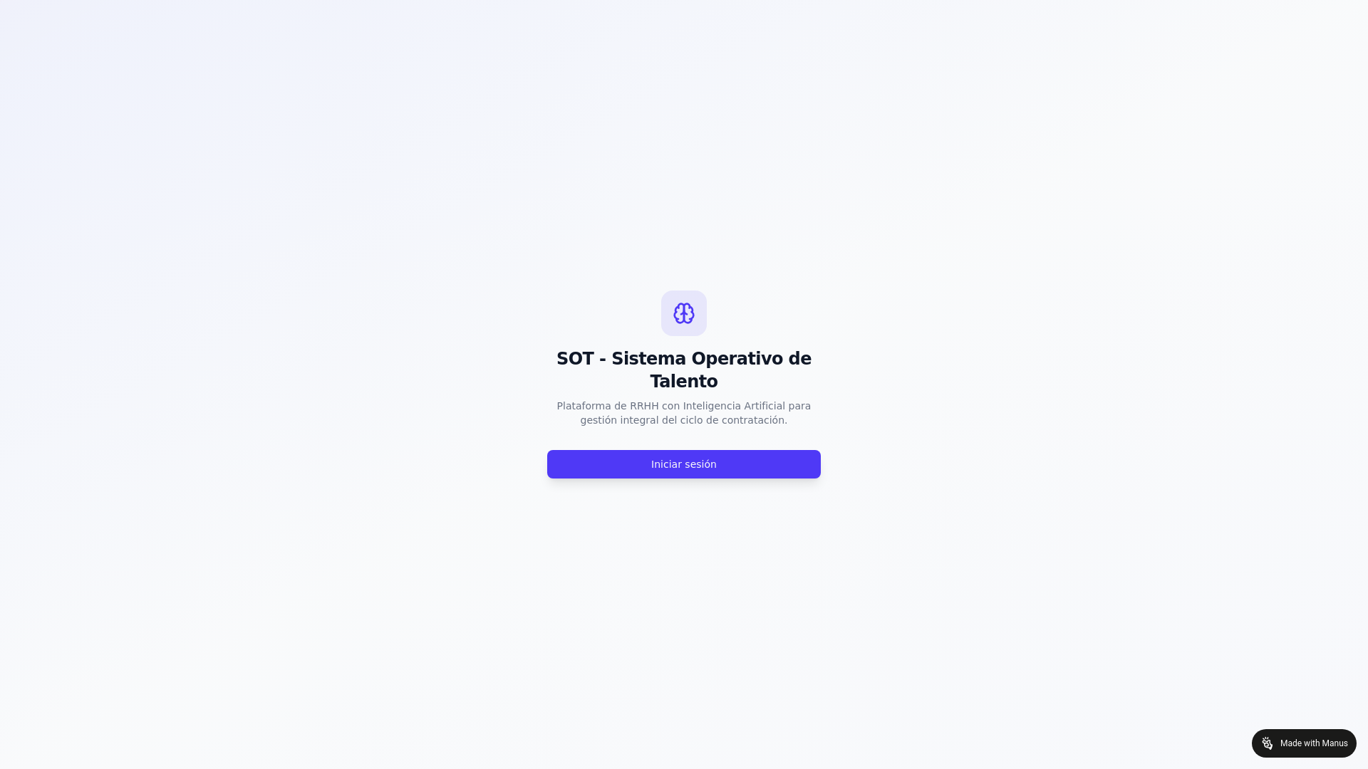 website screenshot of https://talentosot.com
