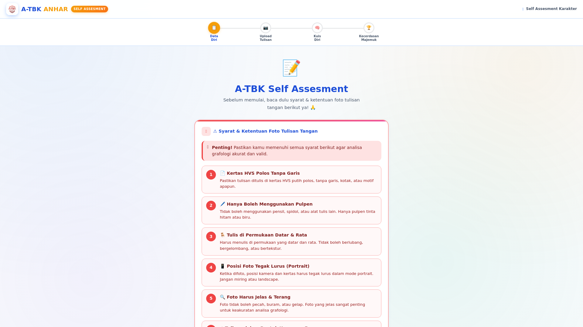 website screenshot of https://atbk.web.id/