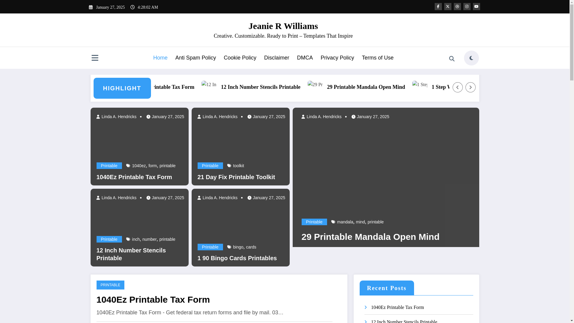 website screenshot of https://jeanierwilliamsj.pages.dev/