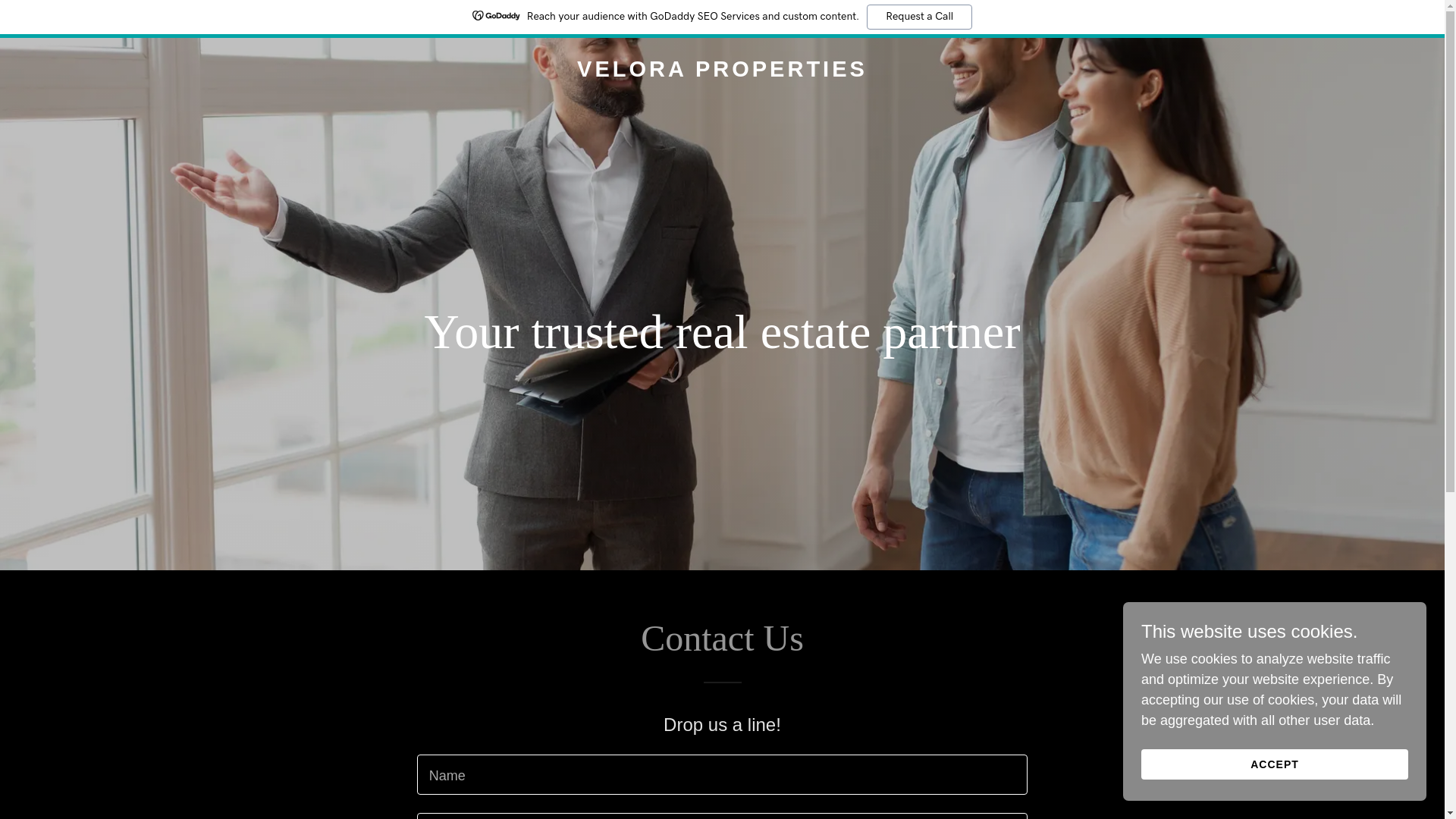 website screenshot of https://veloraproperties.ca/
