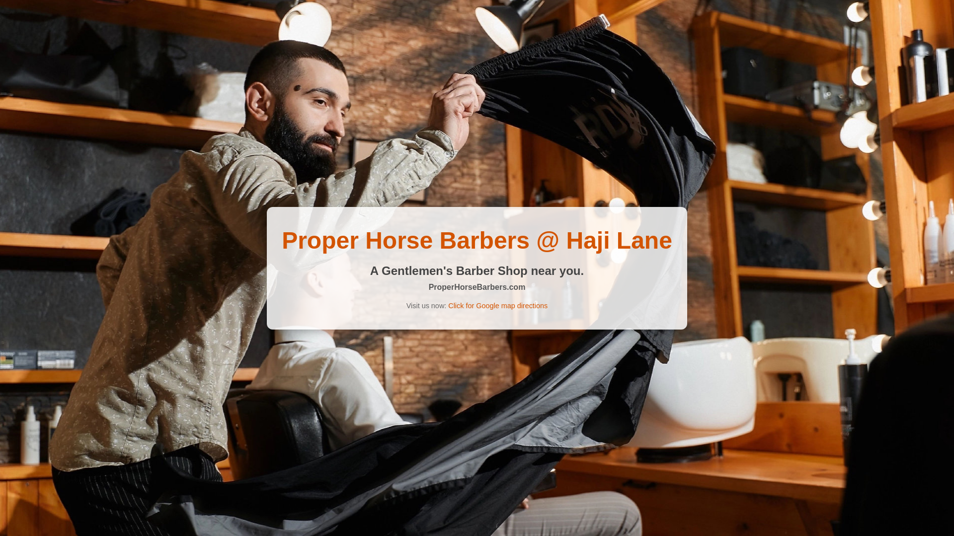 website screenshot of https://hajilanebarber.com/