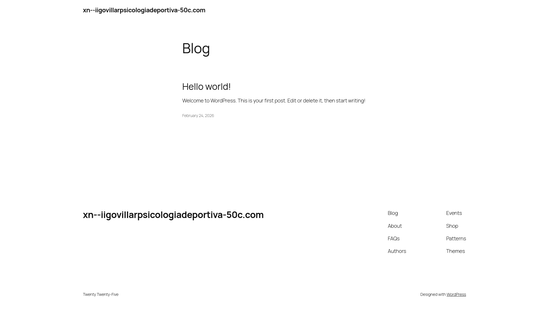 website screenshot of https://xn--iigovillarpsicologiadeportiva-50c.com/