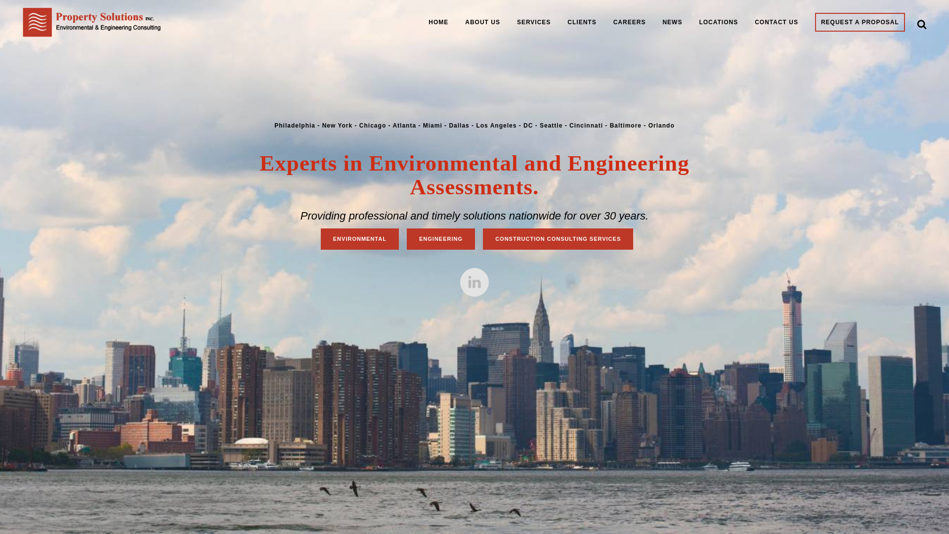 website screenshot of https://www.propertysolutionsinc.com/