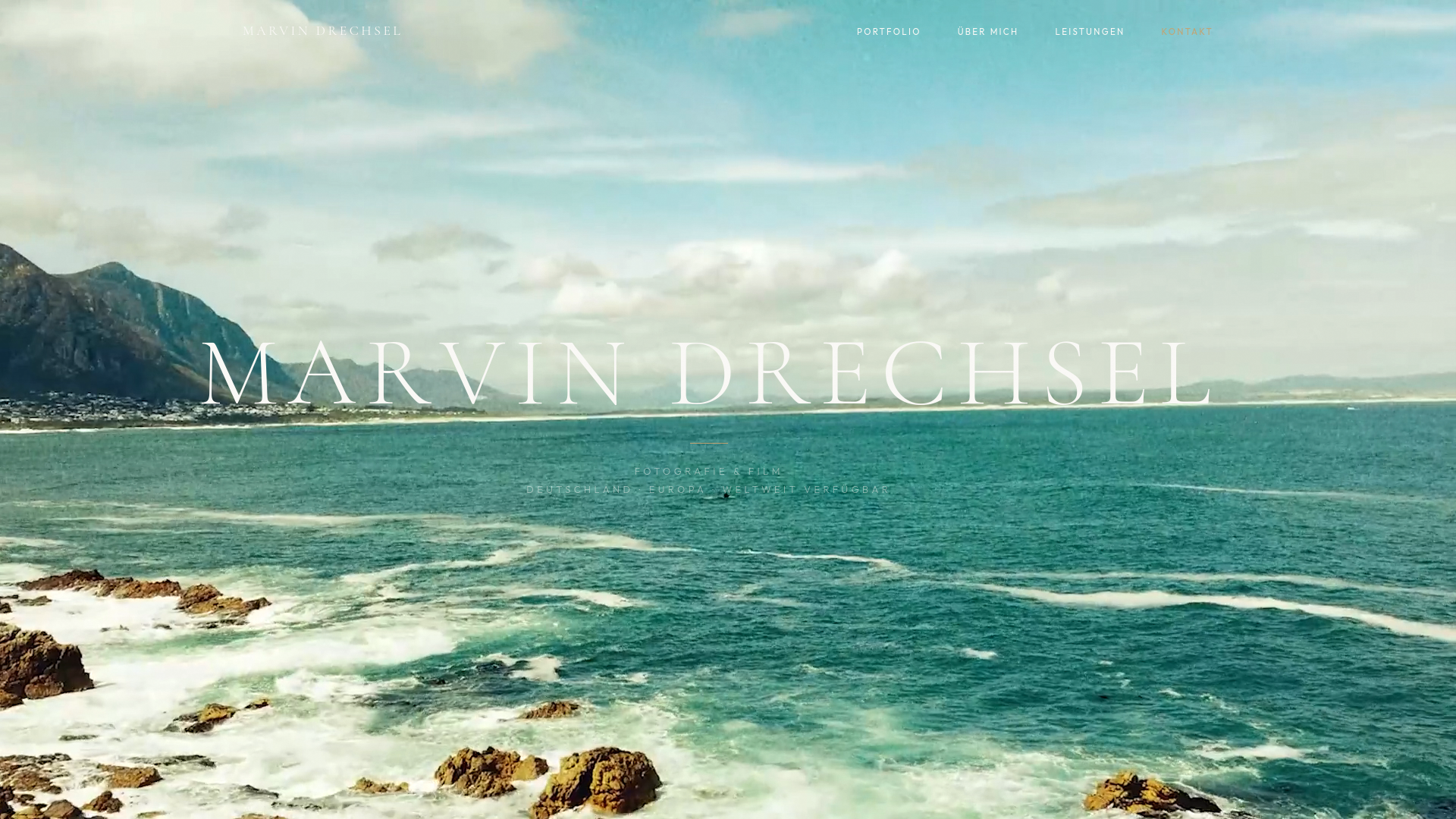 website screenshot of https://marvin-drechsel.de/