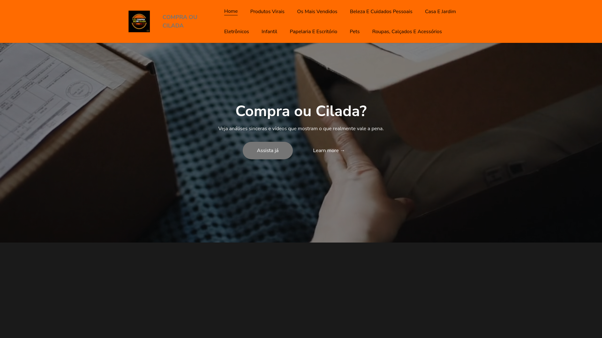 website screenshot of https://compraoucilada.com/