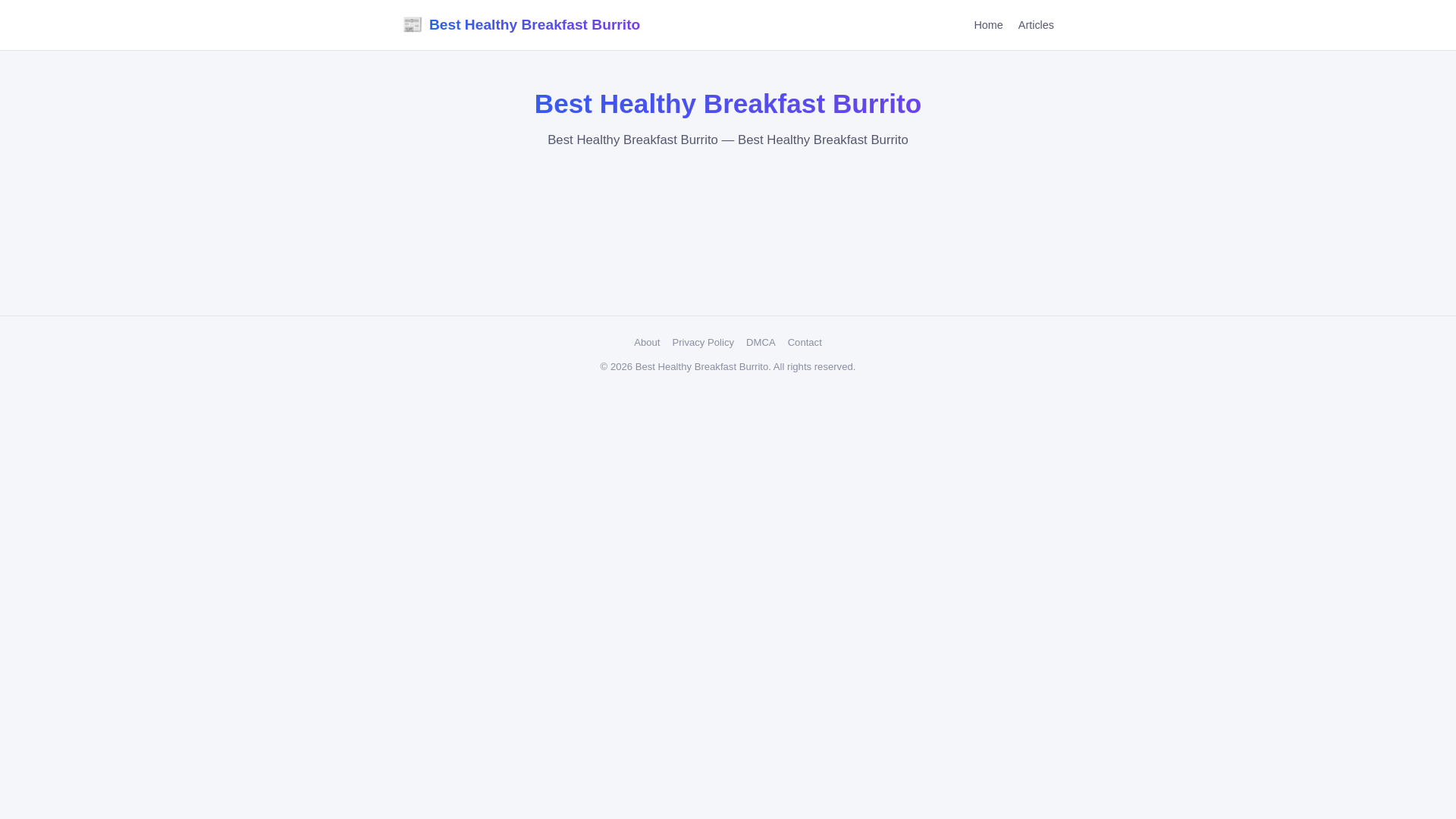 website screenshot of https://best-healthy-breakfast-burrito.pages.dev/
