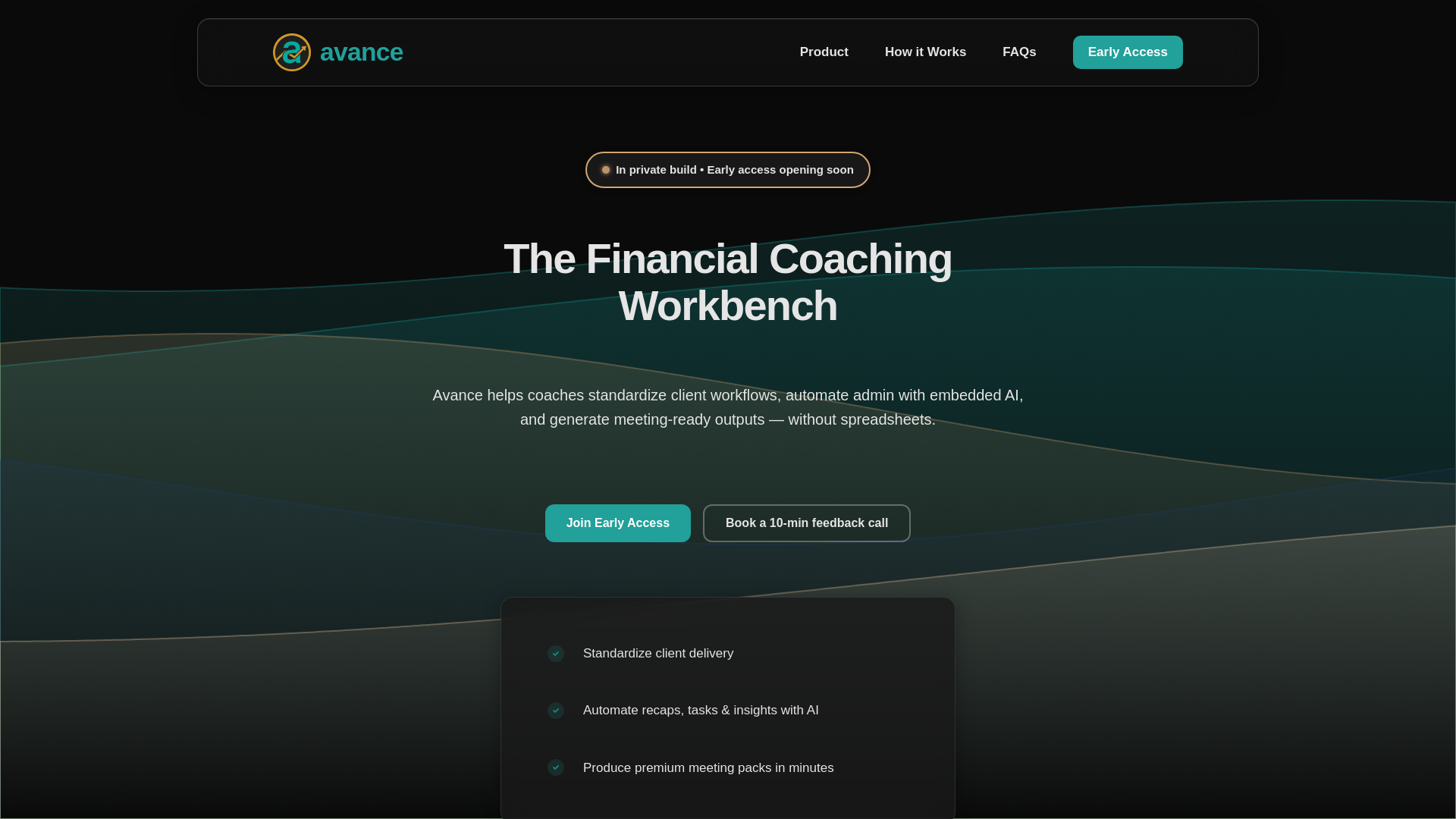 website screenshot of https://avance-website.pages.dev/