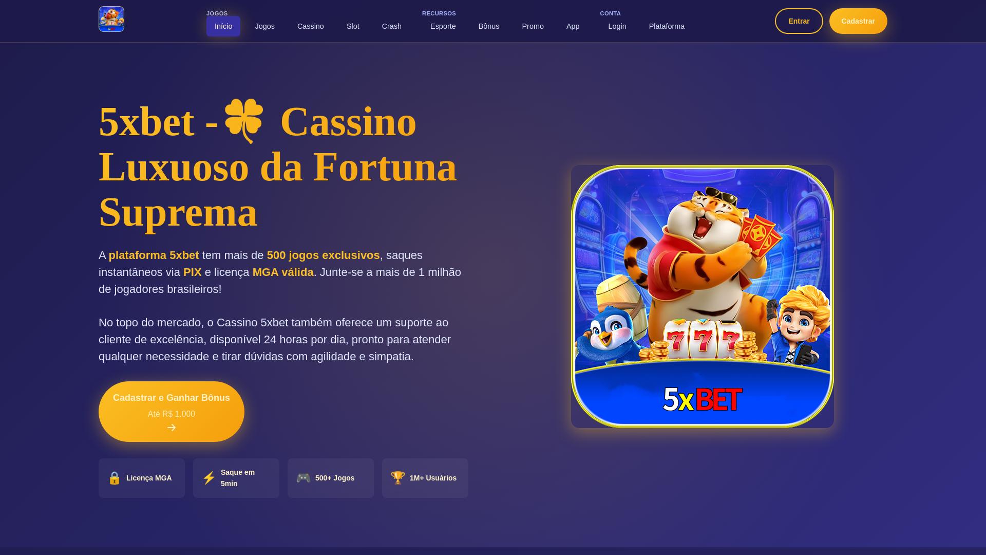 website screenshot of https://5xbetavi.com/